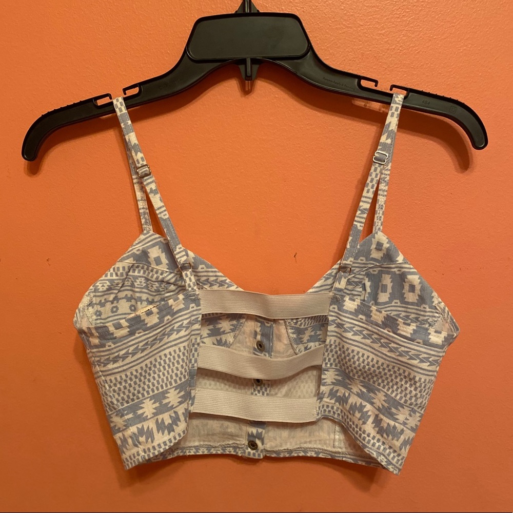 Patterned crop top - Picture 4 of 4